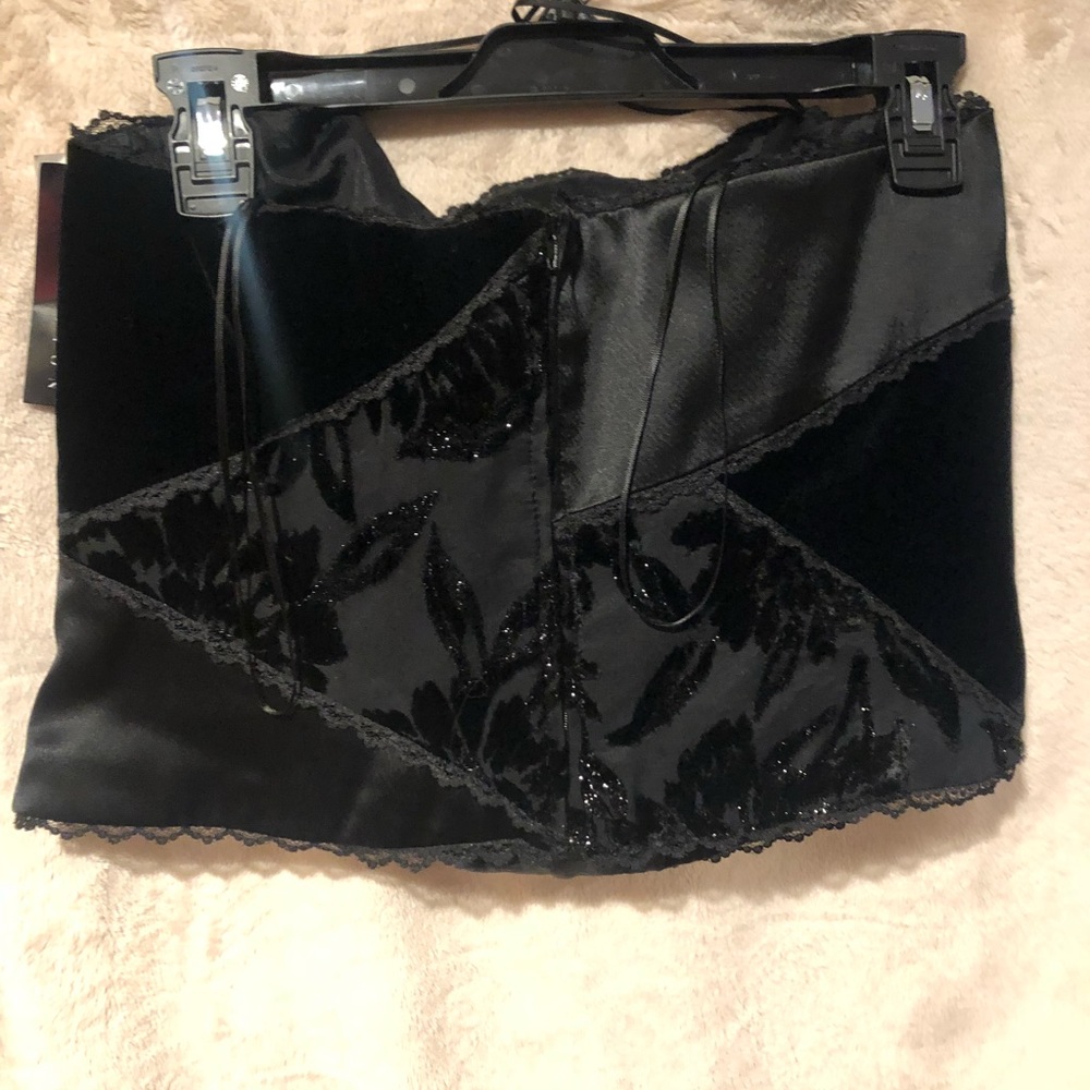 Velvet, lace and design oh my! Strapless cami! 14